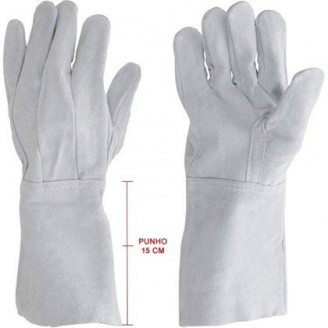 Luva Raspa Punho 15 CM - PROTEPLUS